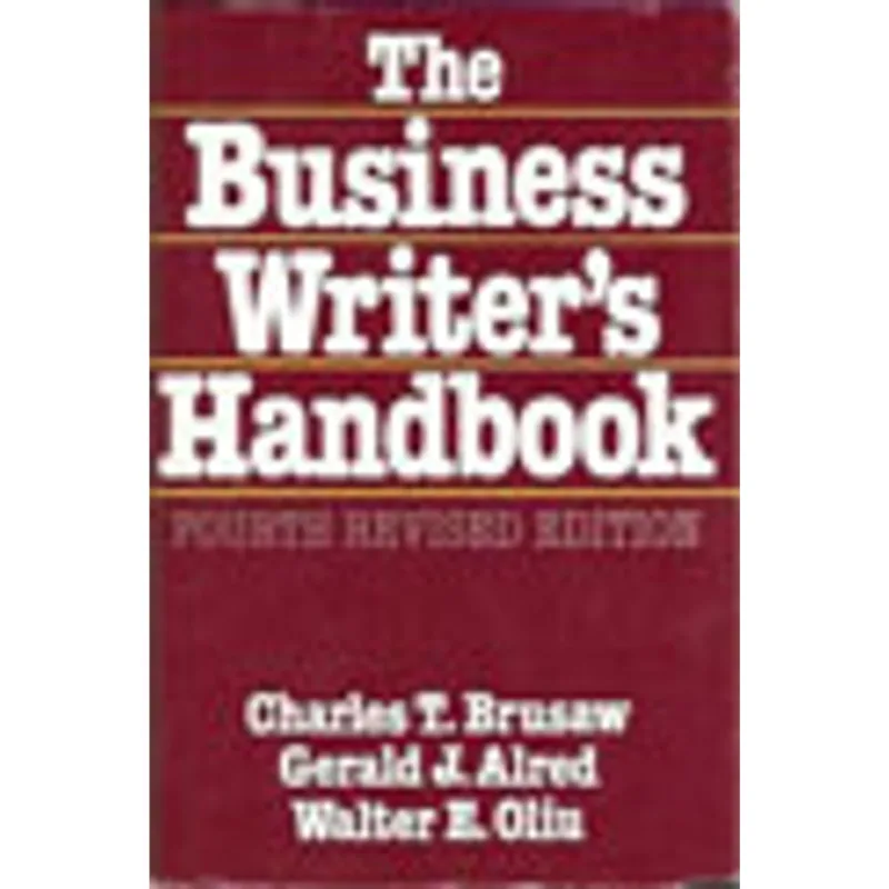 THE BUSINESS WRITER'S HANDBOOK