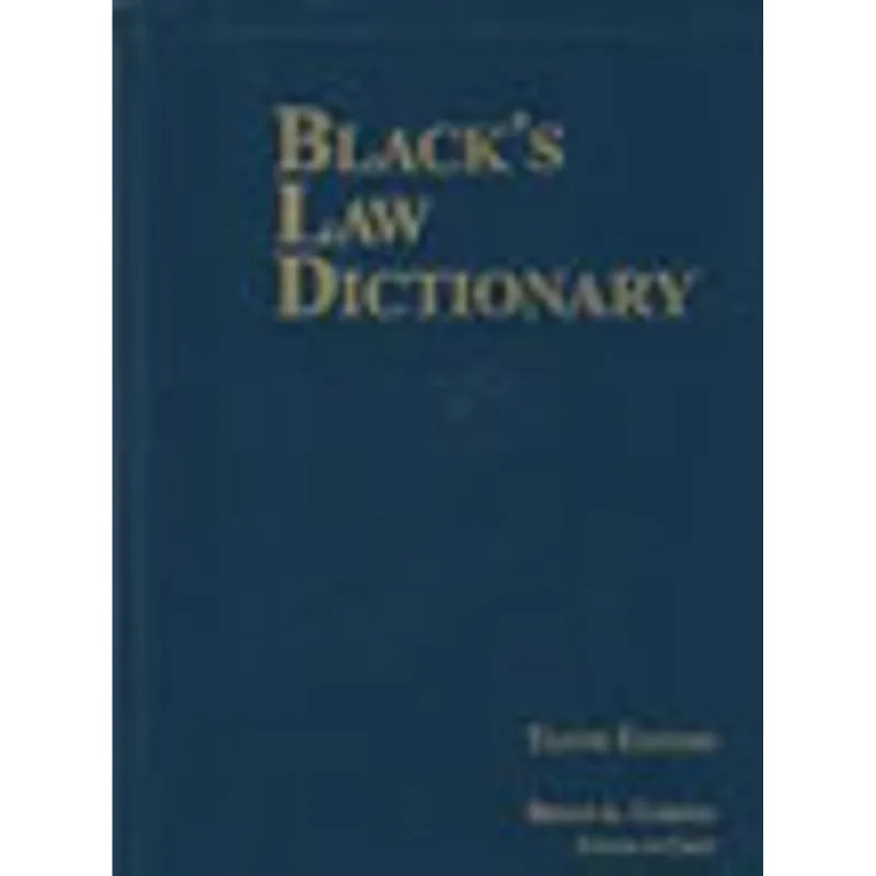 BLACK'S LAW DICTIONARY