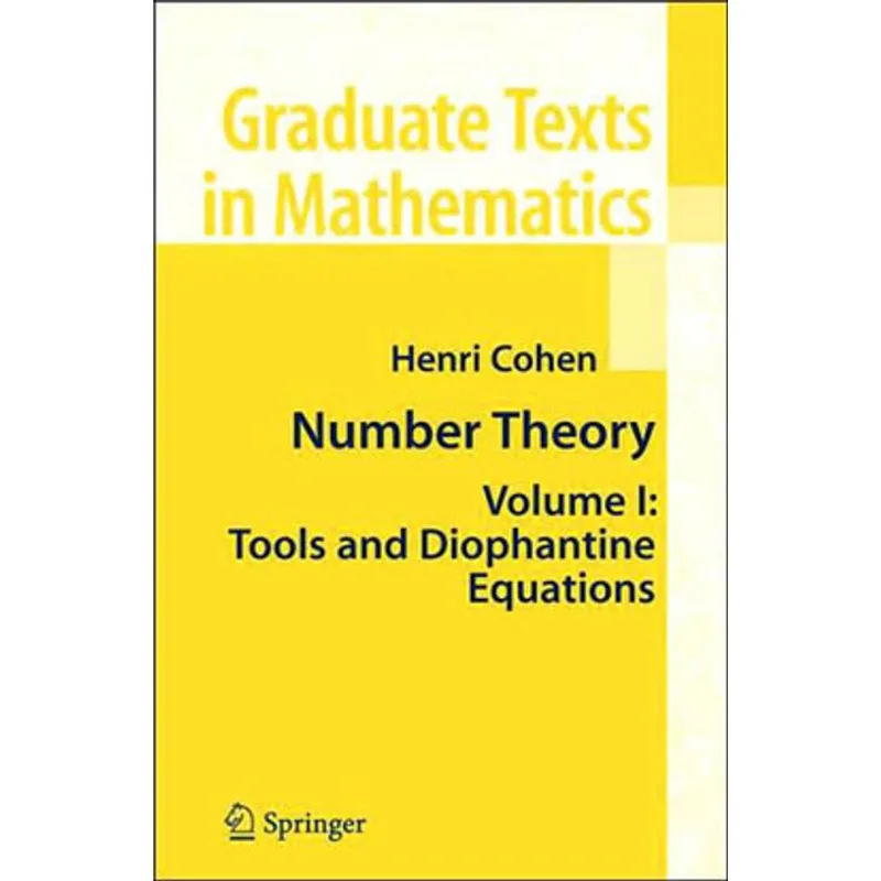 NUMBER THEORY VOL.1 - TOOLS AND DIOPHANTINE EQUATIONS