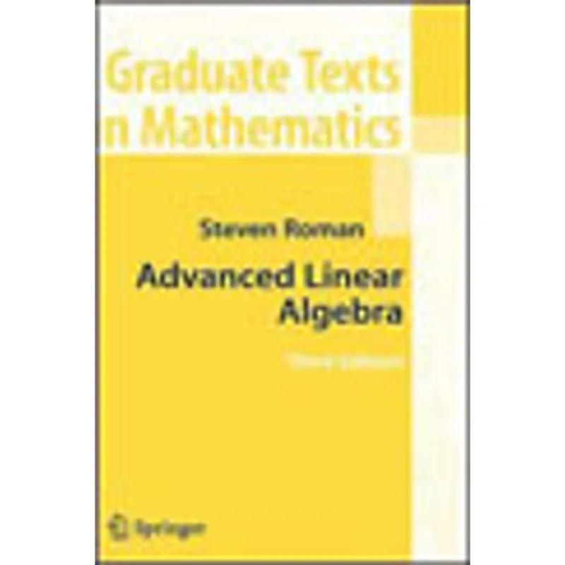 ADVANCED LINEAR ALGEBRA