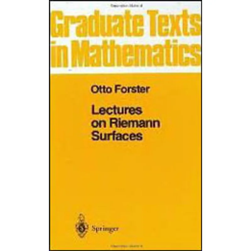 LECTURES ON RIEMANN SURFACES