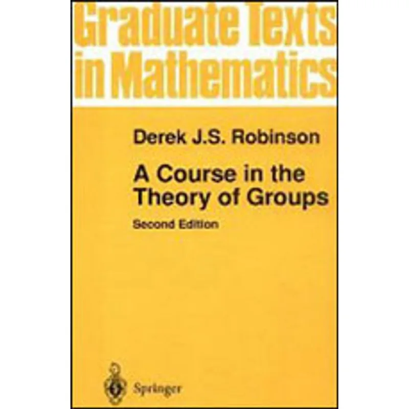 COURSE IN THE THEORY OF GROUPS, A