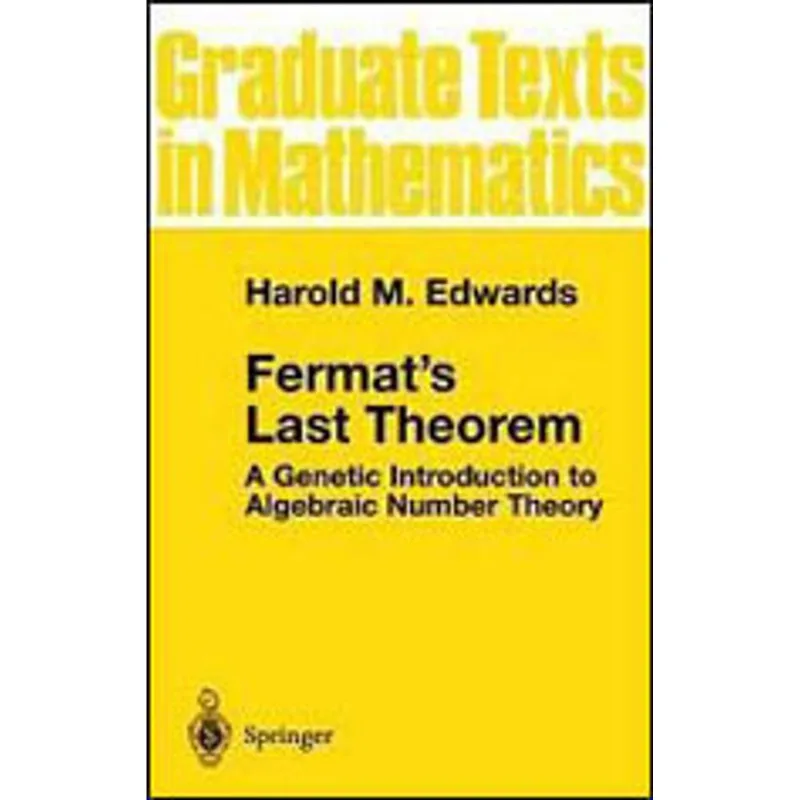 FERMAT'S LAST THEOREM - A GENETIC INTRODUCTION TO ALGEBRAIC NUMBER THEORY