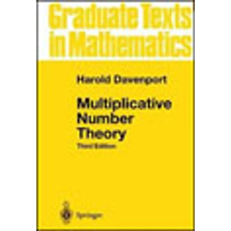 MULTIPLICATIVE NUMBER THEORY