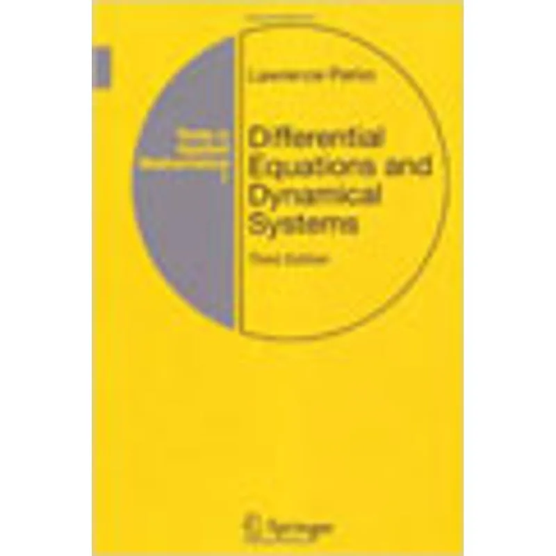 DIFFERENTIAL EQUATIONS AND DYNAMICAL SYSTEMS