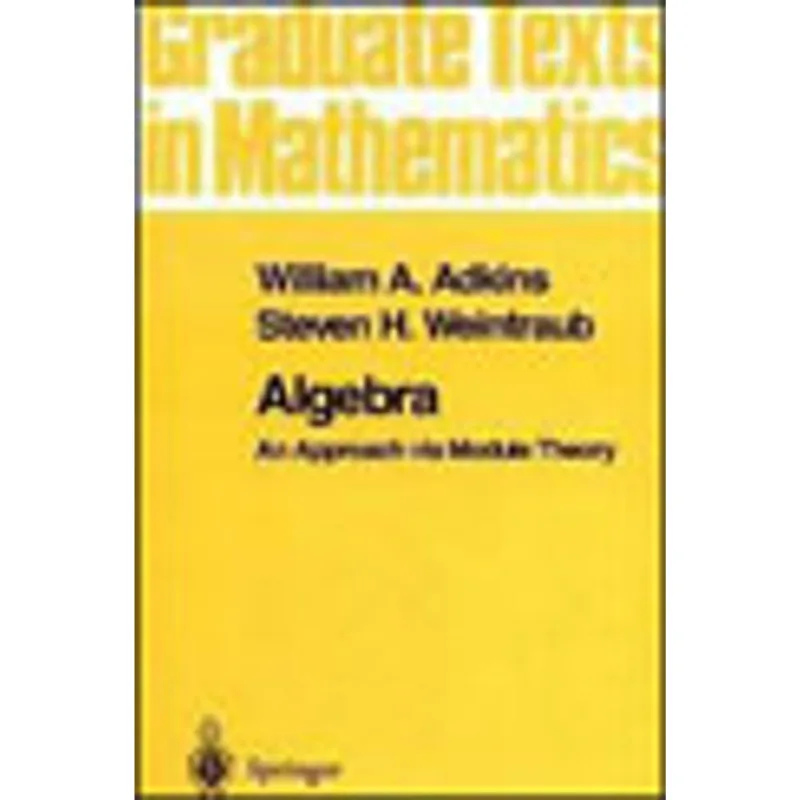 ALGEBRA - AN APPROACH VIA MODULE THEORY