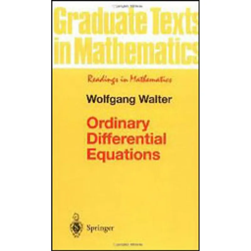 ORDINARY DIFFERENTIAL EQUATIONS