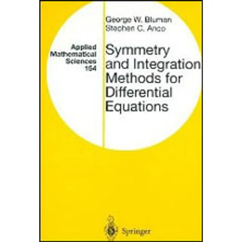SYMMETRY AND INTEGRATION METHODS FOR DIFFERENTIAL EQUATIONS