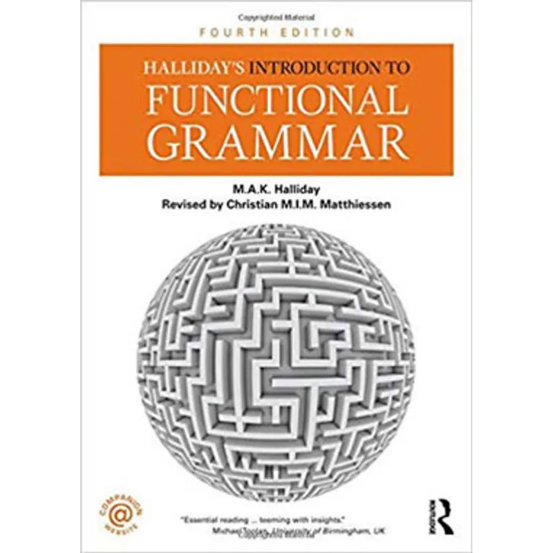 HALLIDAY'S INTRODUCTION TO FUNCTIONAL GRAMMAR