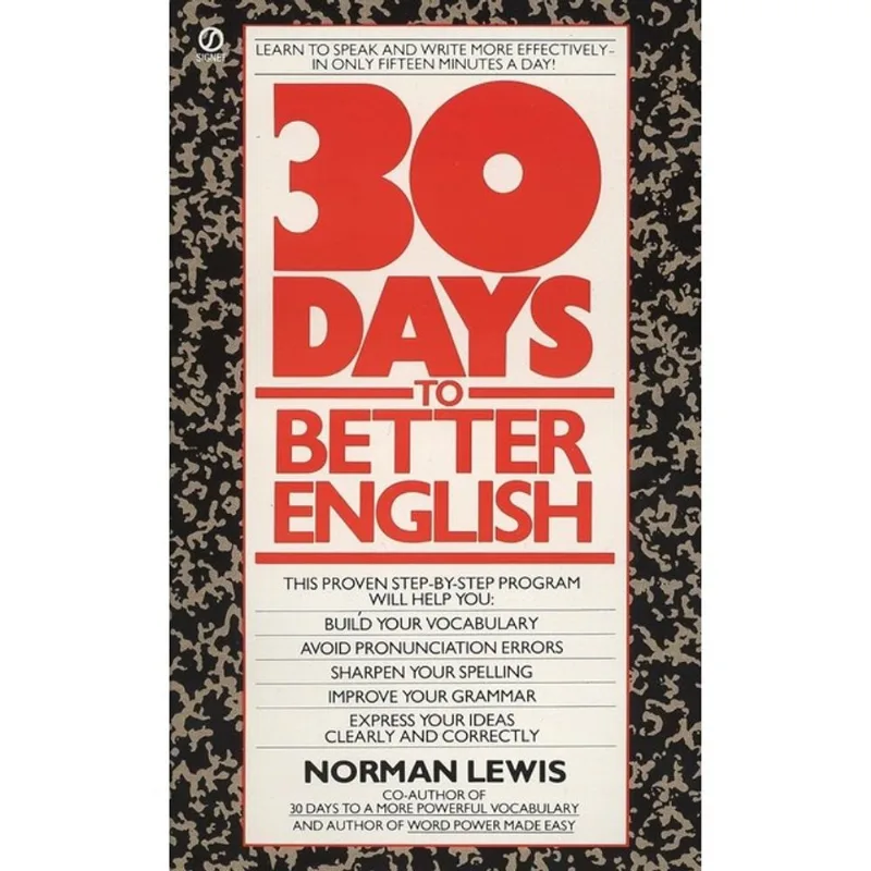 30 DAYS TO BETTER ENGLISH