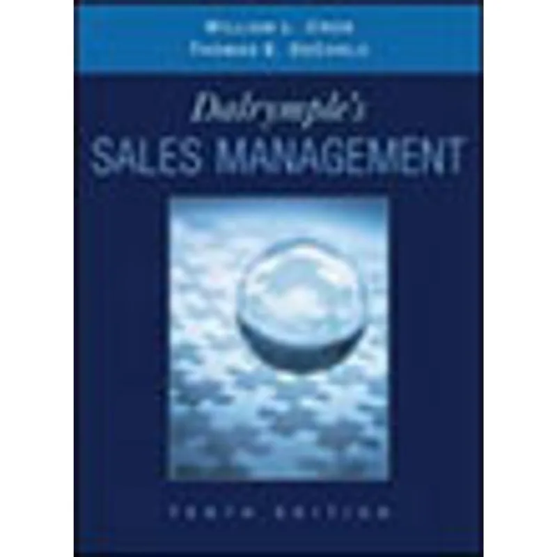 DARLYMPLE´S SALES MANAGEMENT - CONCEPTS AND CASES