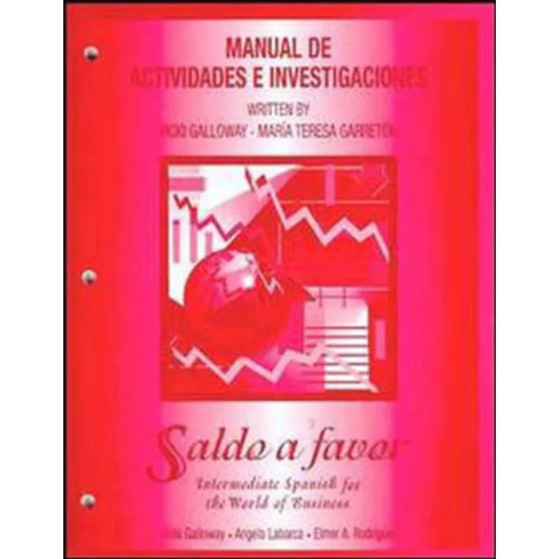 SALDO A FAVOR - INTERMEDIATE SPANISH FOR THE WORLD OF BUSINESS - WORKBOOK