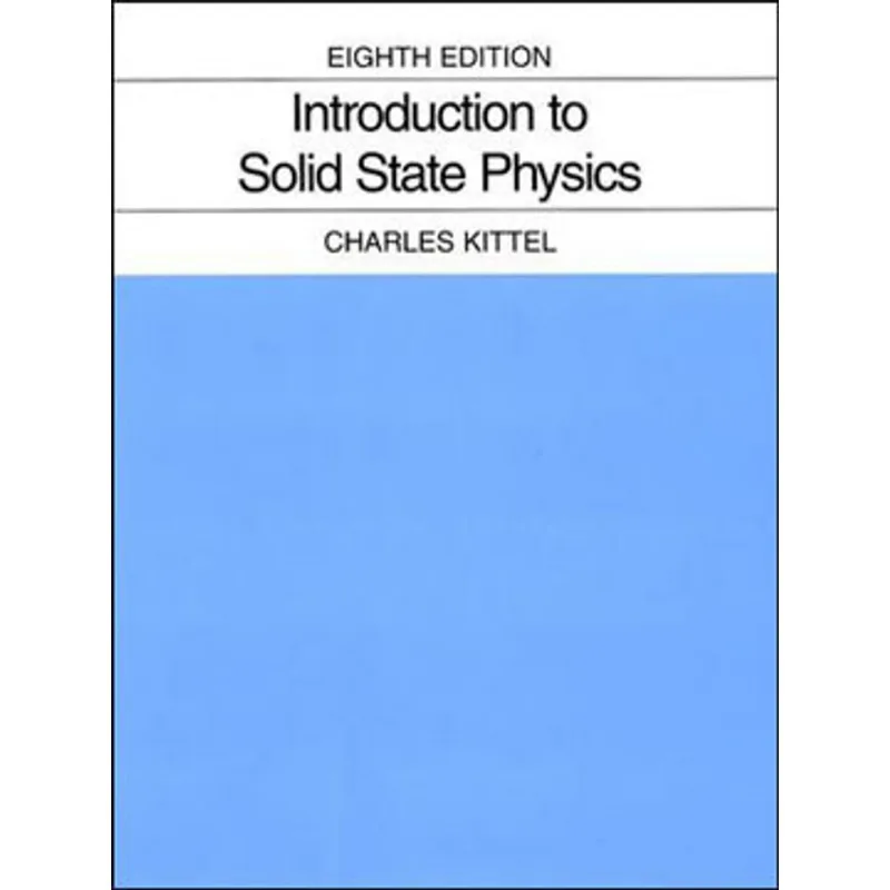 INTRODUCTION TO SOLID STATE PHYSICS