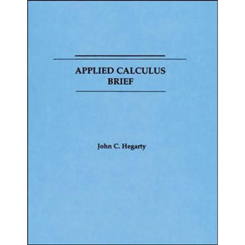 APPLIED CALCULUS - BRIEF