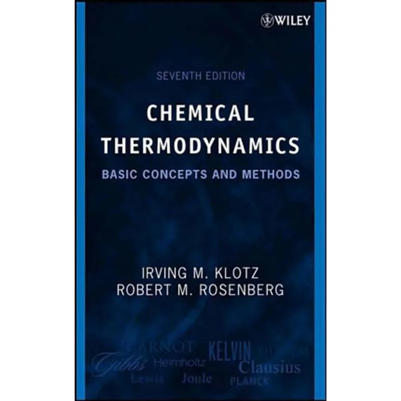 CHEMICAL THERMODYNAMICS - BASIC CONCEPTS AND METHODS