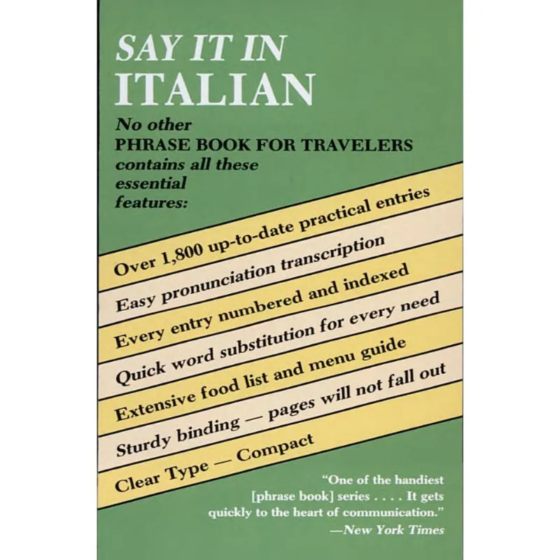 SAY IT IN ITALIAN