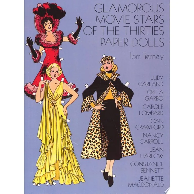 GLAMOROUS MOVIE STARS OF THE THIRTIES PAPER DOLLS