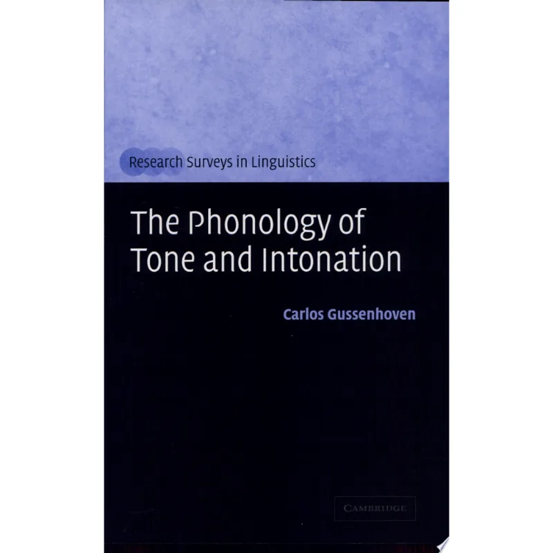 PHONOLOGY OF TONE AND INTONATION, THE