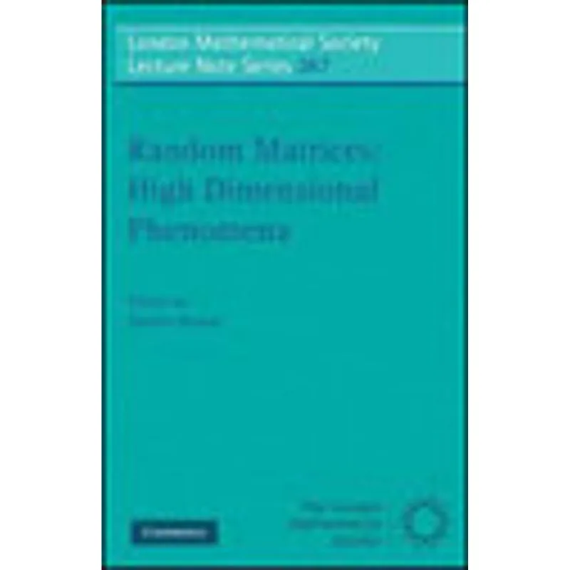 RANDOM MATRICES - HIGH DIMENSIONAL PHENOMENA