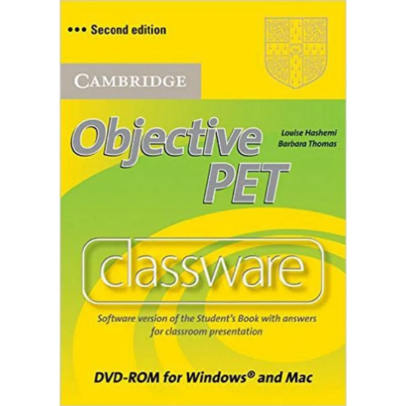 OBJECTIVE PET - CLASSWARE DVD-ROM WITH ANSWER - SECOND EDITION
