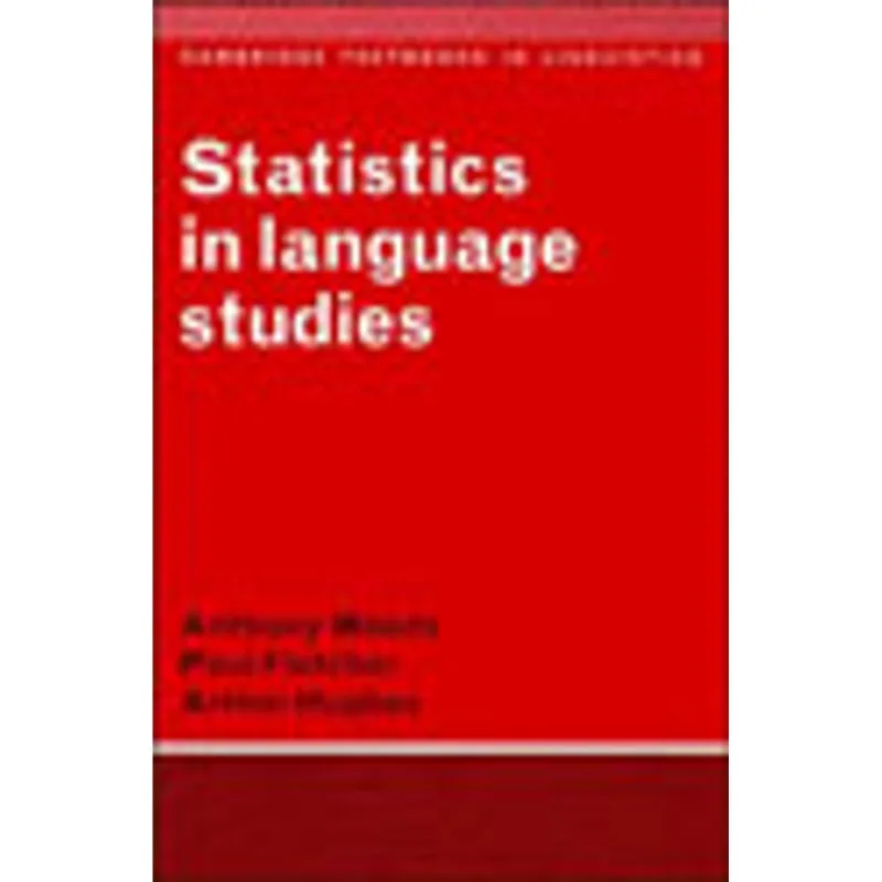 STATISTICS IN LANGUAGE STUDIES