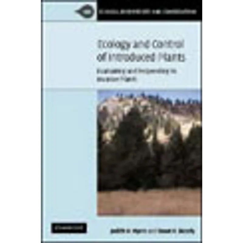 ECOLOGY AND CONTROL OF INTRODUCED PLANTS