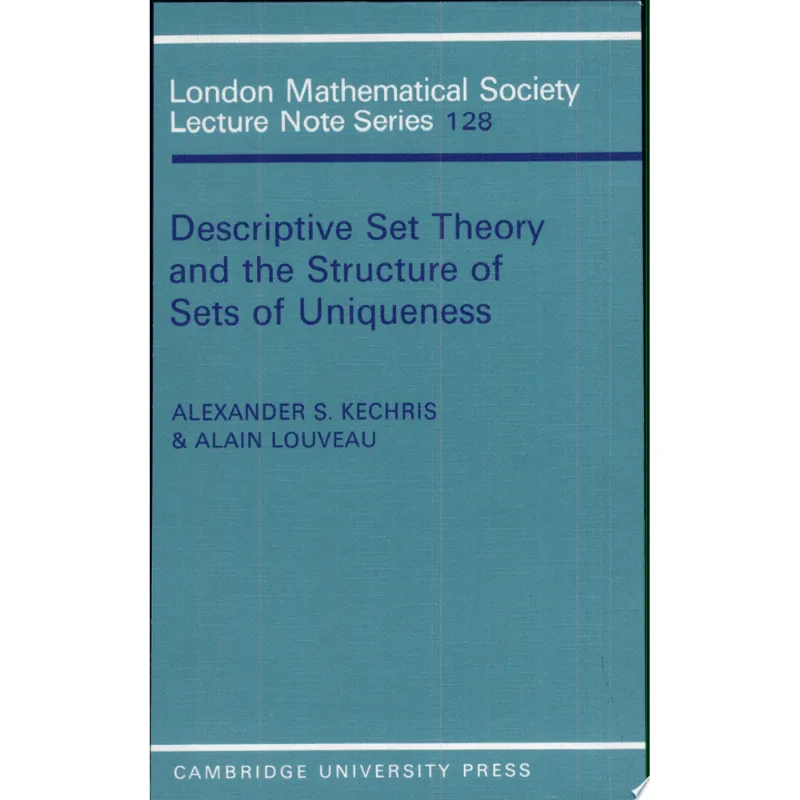 DESCRIPTIVE SET THEORY AND THE STRUCTURE OF SETS OF UNIQUENESS