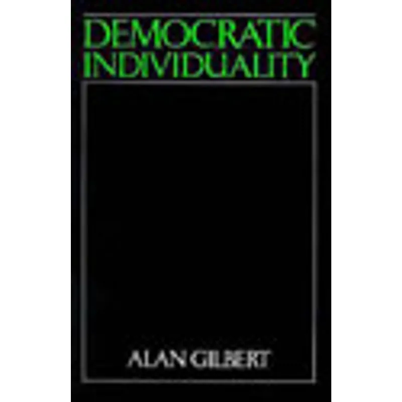 DEMOCRATIC INDIVIDUALITY