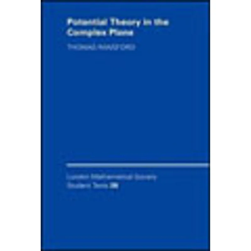 POTENTIAL THEORY IN THE COMPLEX PLANE