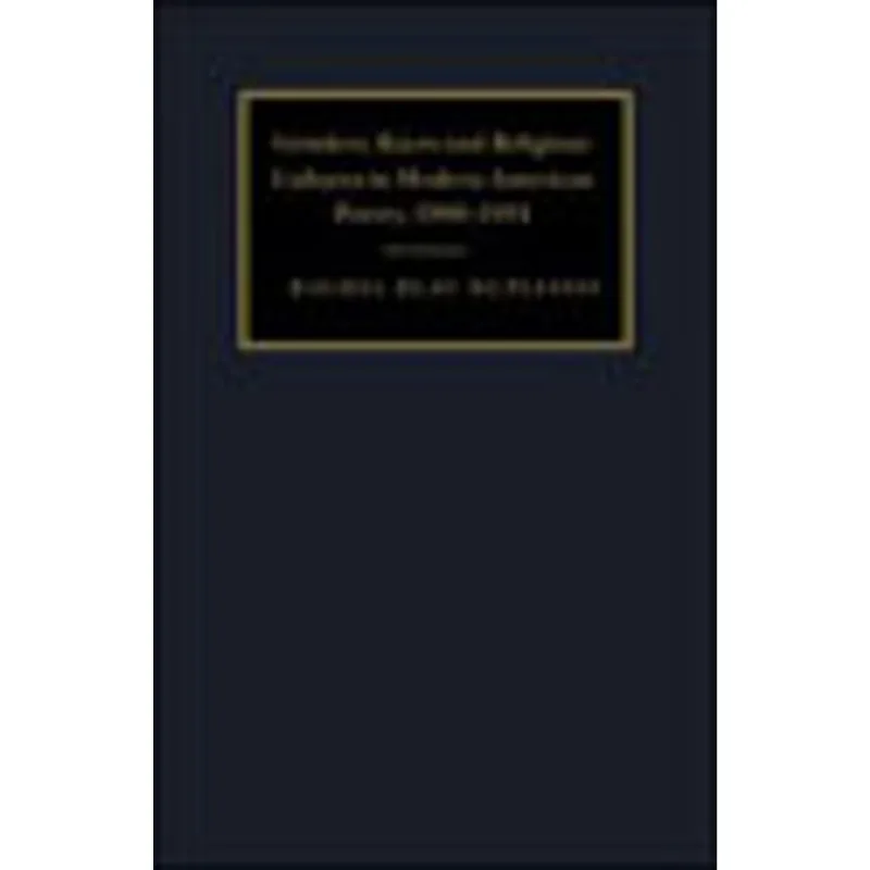 GENDERS, RACES, AND RELIGIOUS CULTURES IN MODERN AMERICAN POETRY - 1908-1934