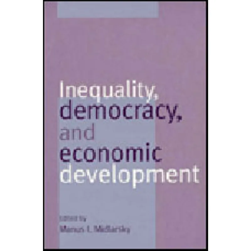 INEQUALITY DEMOCRACY AND ECON DEVT