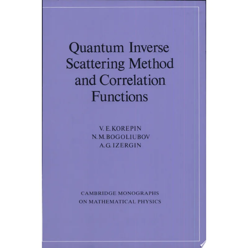 QUANTUM INVERSE SCATTERING METHOD AND CORRELATION