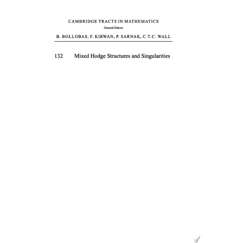 MIXED HODGE STRUCTURES SINGULAR