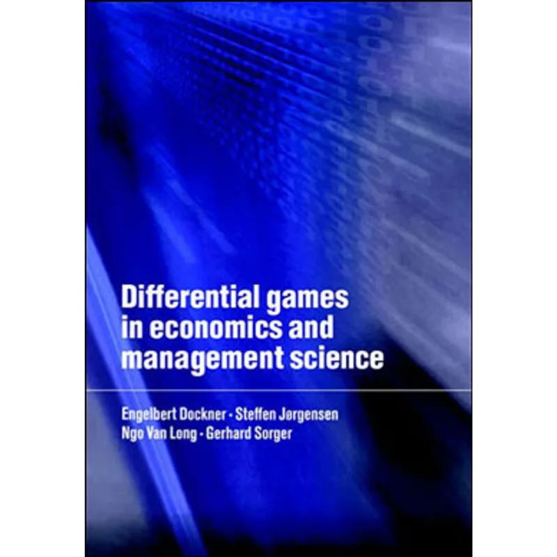 DIFFERENTIAL GAMES IN ECONOMICS AND MANAGEMENT SCI