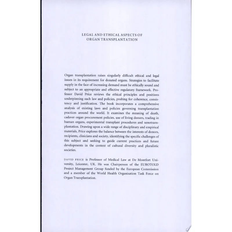 LEGAL ETHIC ASPECT ORGAN TRANSPLANT
