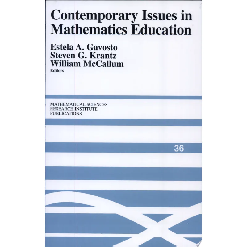CONTEMPORARY ISSUES IN MATHEMATICS EDUC