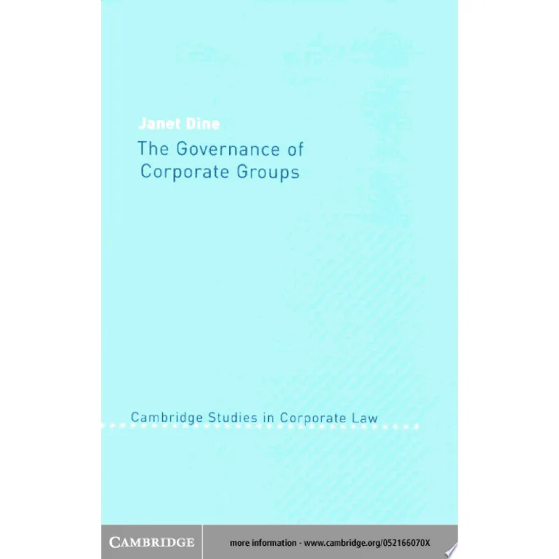 GOVERNANCE OF CORPORATE GROUPS, THE