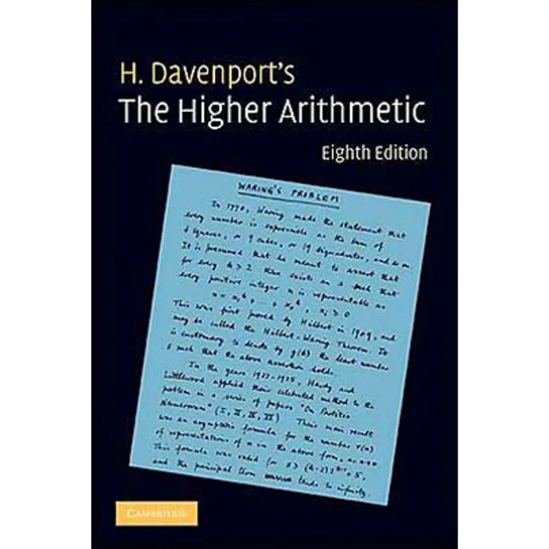 HIGHER ARITHMETIC, THE - AN INTRODUCTION TO THE THEORY OF NUMBERS