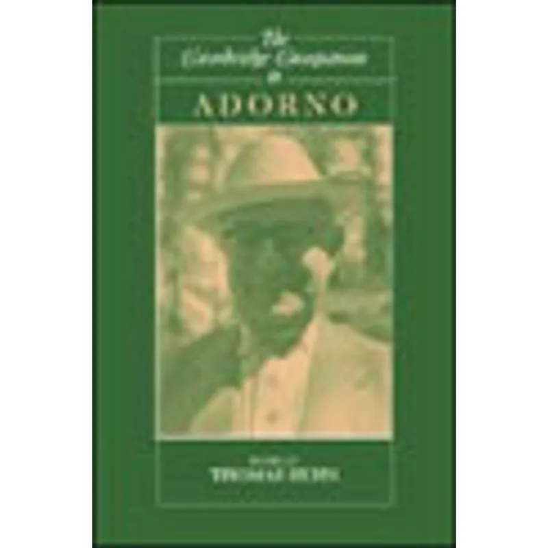 CAMBRIDGE COMPANION TO ADORNO, THE
