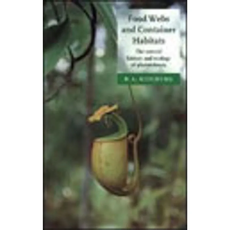 FOOD WEBS AND CONTAINER HABITATS