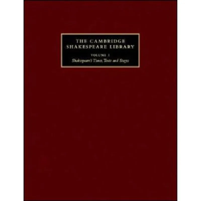 CAMBRIDGE SHAKESPEARE LIBRARY (3 VOLUME SET)