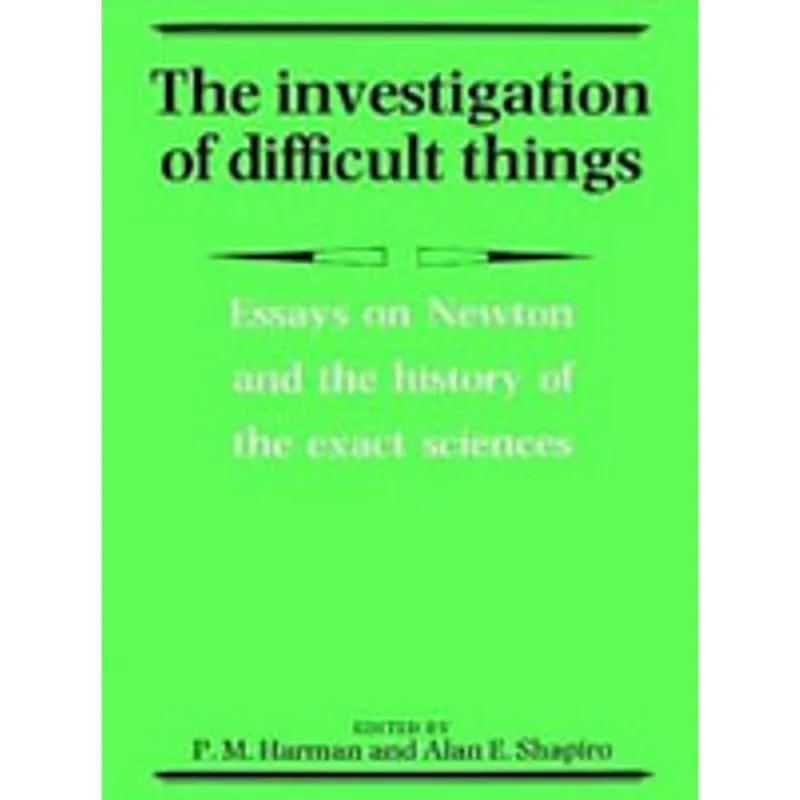 INVESTIGATION OF DIFFICULT THINGS, THE