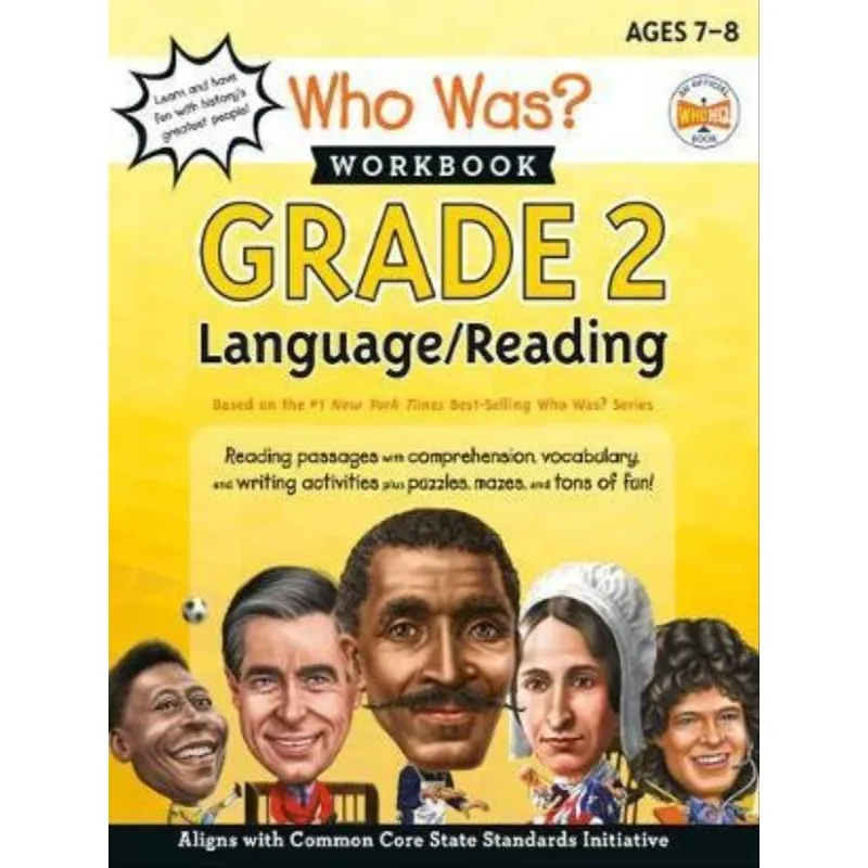 WHO WAS? WORKBOOK - GRADE 2 LANGUAGE/READING