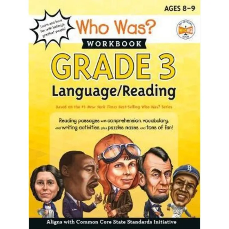WHO WAS? WORKBOOK - GRADE 3 LANGUAGE/READING