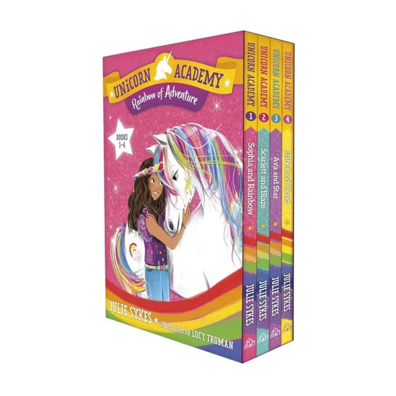 UNICORN ACADEMY - RAINBOW OF ADVENTURE BOXED SET - BOOKS 1-4