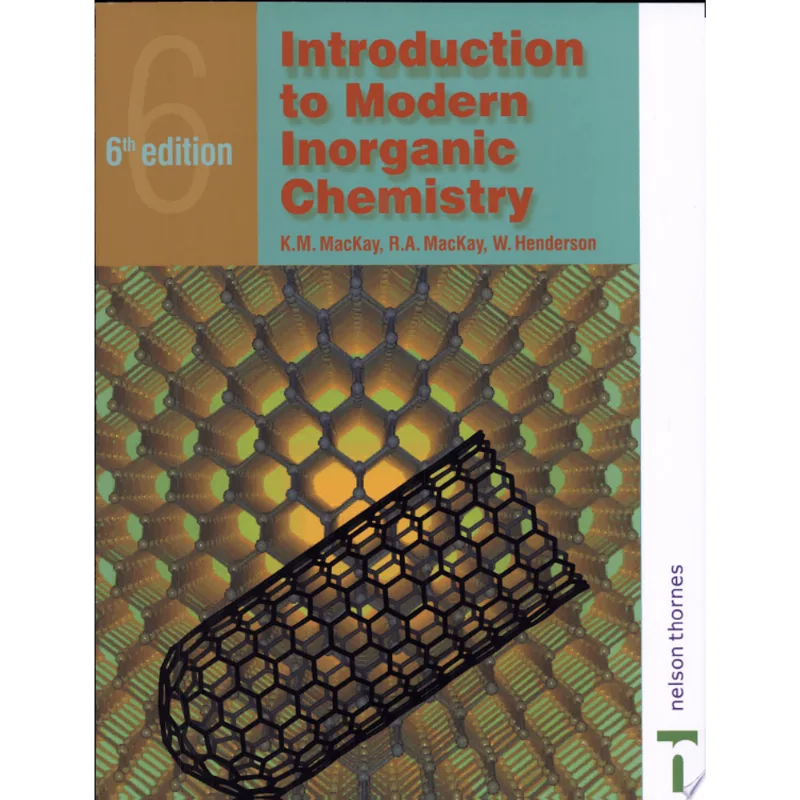 INTRODUCTION TO MODERN INORGANIC CHEMISTRY