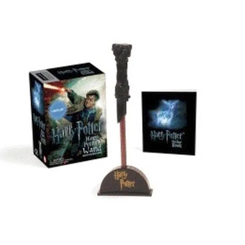 HARRY POTTER WIZARD'S WAND WITH STICKER BOOK - LIGHTS UP!