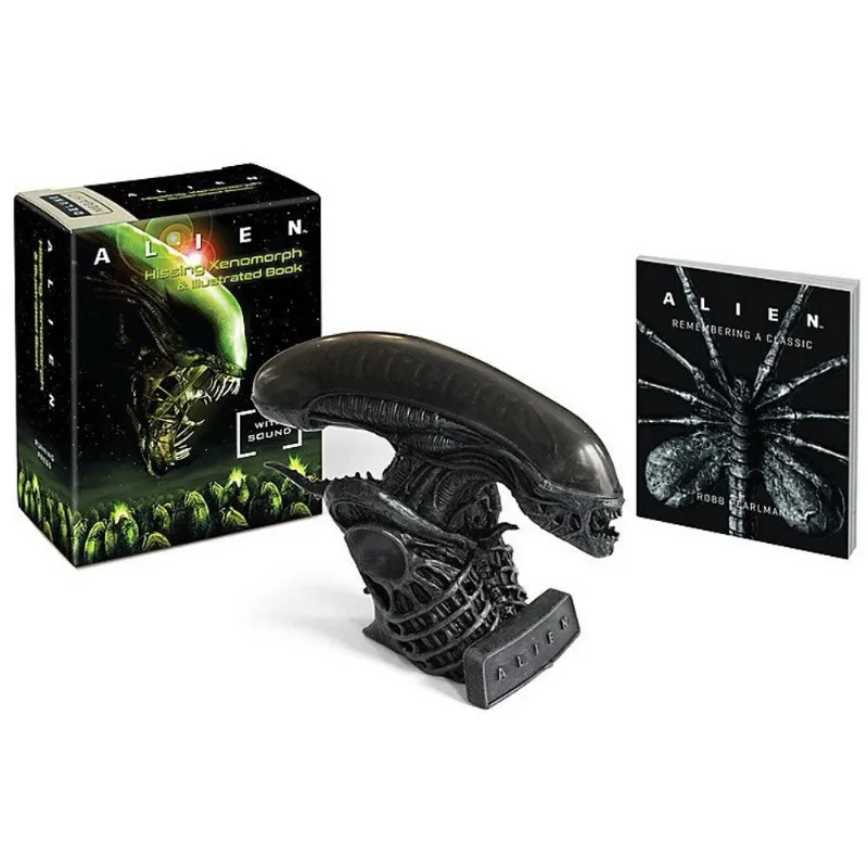 ALIEN - HISSING XENOMORPH AND ILLUSTRATED BOOK
