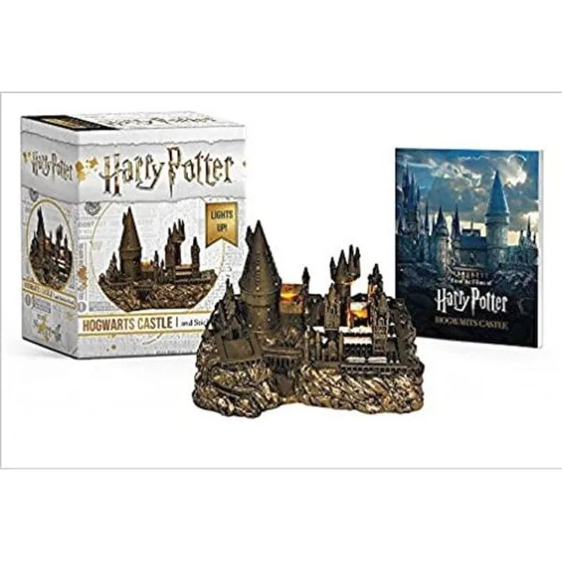 HARRY POTTER HOGWARTS CASTLE AND STICKER BOOK - LIGHTS UP!