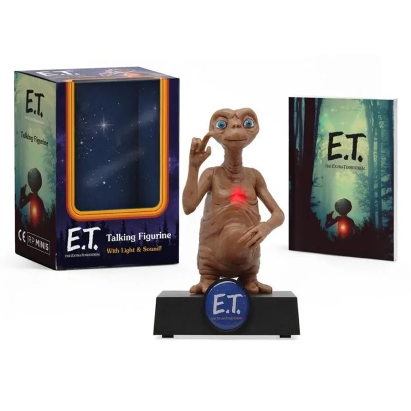E.T. TALKING FIGURINE - WITH LIGHT AND SOUND!